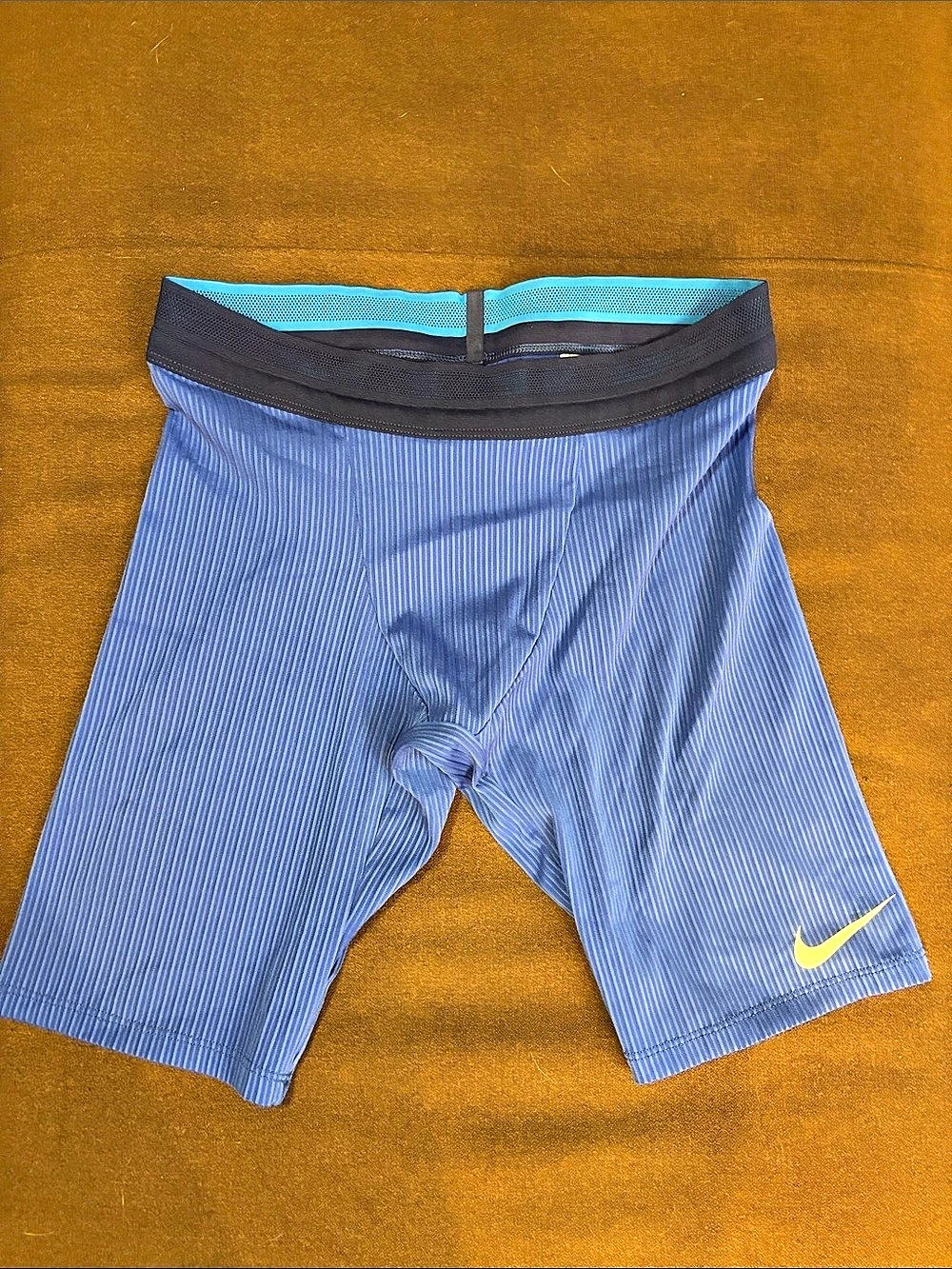 Nike Men's Blue Athletic Shorts Size Large Like New USATF OLYMPIC RARE